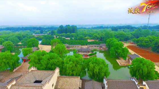 临沂国际影视城祝福祖国母亲七十华诞