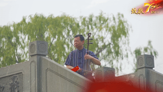 临沂国际影视城祝福祖国母亲七十华诞