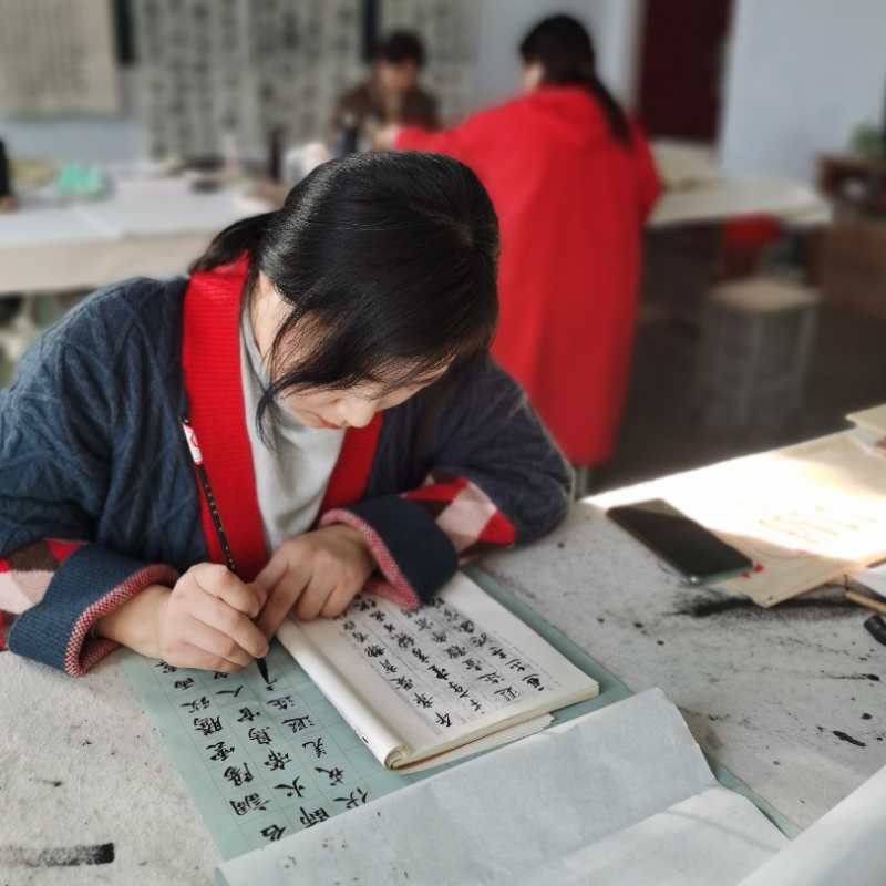 临沂胜利小学书法教学如火如荼