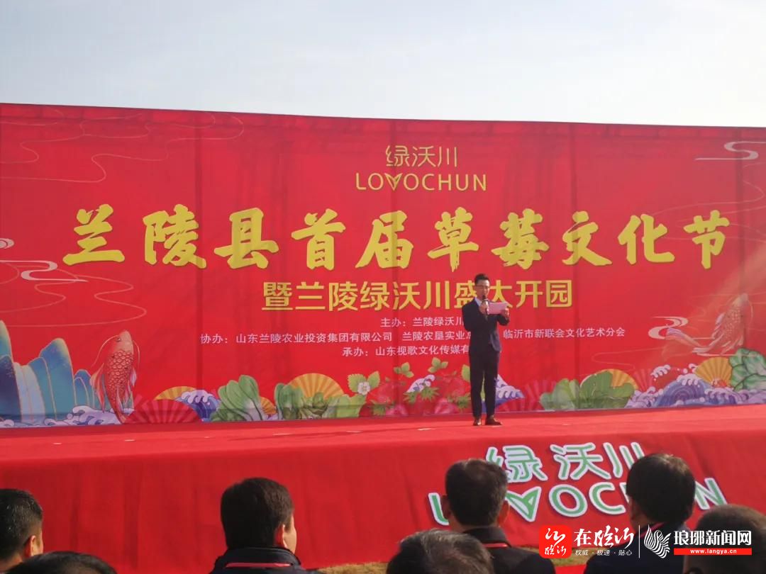 百家媒体走进兰陵首届草莓文化节,600人共享百米长桌宴