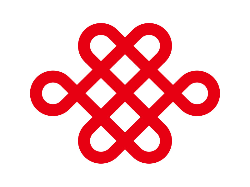 CDR绘制联通标志