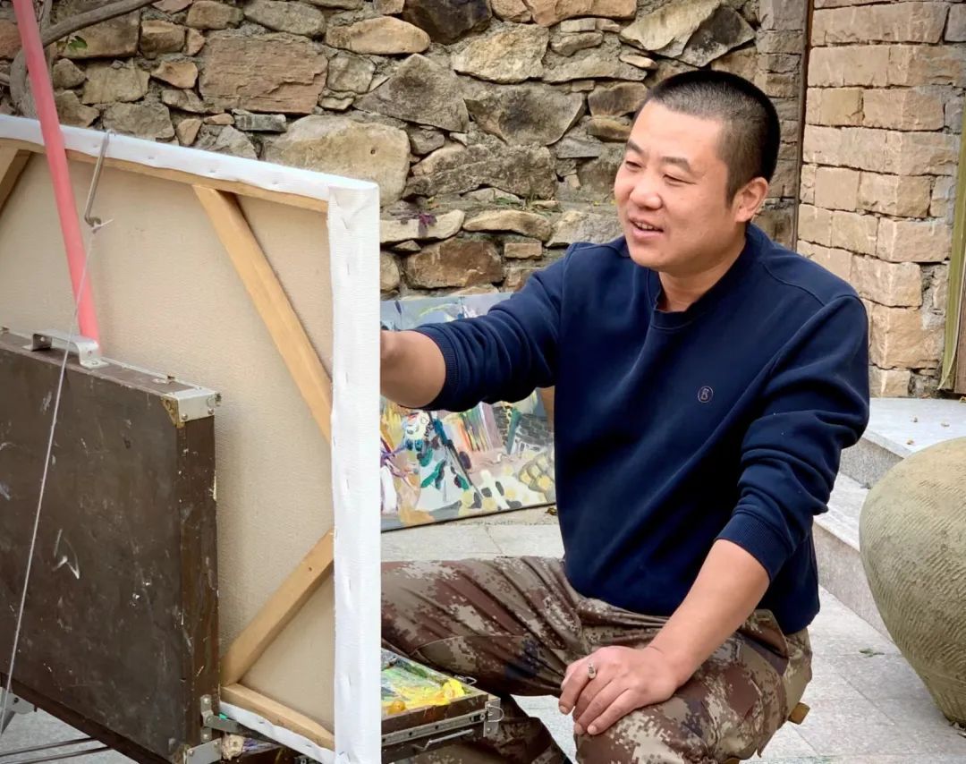第三届《一一风荷举》|《山壳》朱孟良油画作品展开幕 第 2 张