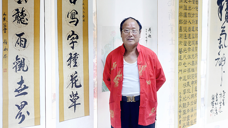 秋高气爽迎华诞 翰墨飘香绘山河—— 翰正书画社与临沂市老年书画研究会国庆书画联展隆重开幕 第 13 张 秋高气爽迎华诞 翰墨飘香绘山河—— 翰正书画社与临沂市老年书画研究会国庆书画联展隆重开幕 第 13 张