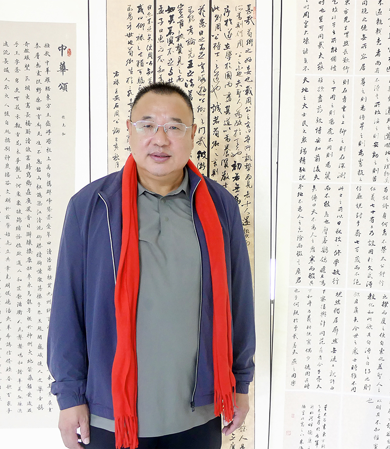 秋高气爽迎华诞 翰墨飘香绘山河—— 翰正书画社与临沂市老年书画研究会国庆书画联展隆重开幕 第 17 张 秋高气爽迎华诞 翰墨飘香绘山河—— 翰正书画社与临沂市老年书画研究会国庆书画联展隆重开幕 第 17 张