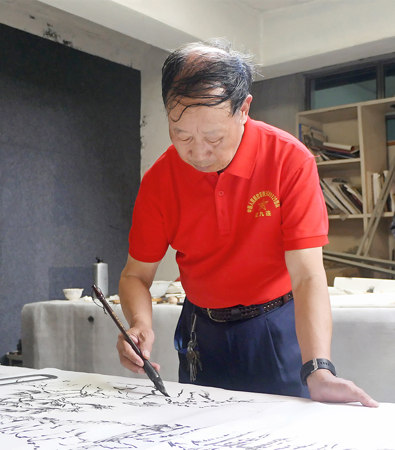 大家小院里的墨香中秋—— 临沂融媒《沂蒙风采》“大家小院” 书画笔会直播圆满举行 第 3 张 大家小院里的墨香中秋—— 临沂融媒《沂蒙风采》“大家小院” 书画笔会直播圆满举行 第 3 张