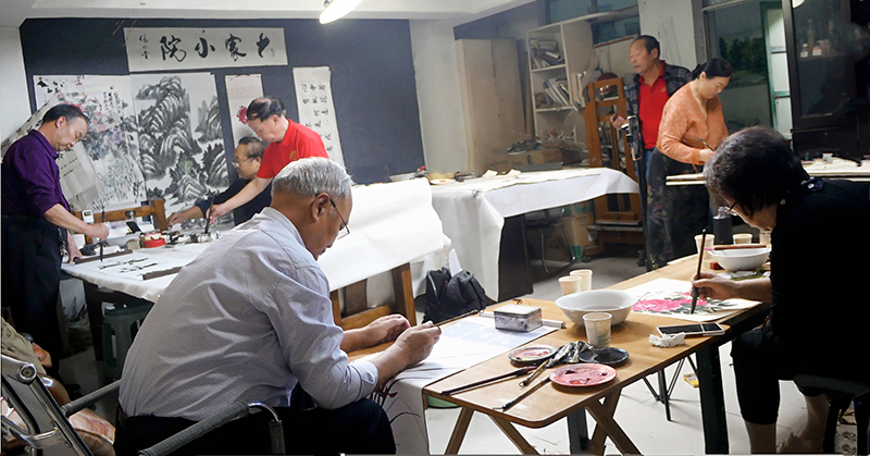 大家小院里的墨香中秋—— 临沂融媒《沂蒙风采》“大家小院” 书画笔会直播圆满举行 第 11 张 大家小院里的墨香中秋—— 临沂融媒《沂蒙风采》“大家小院” 书画笔会直播圆满举行 第 11 张